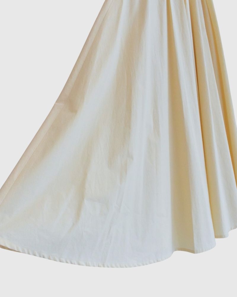 Circular Skirt in Ivory