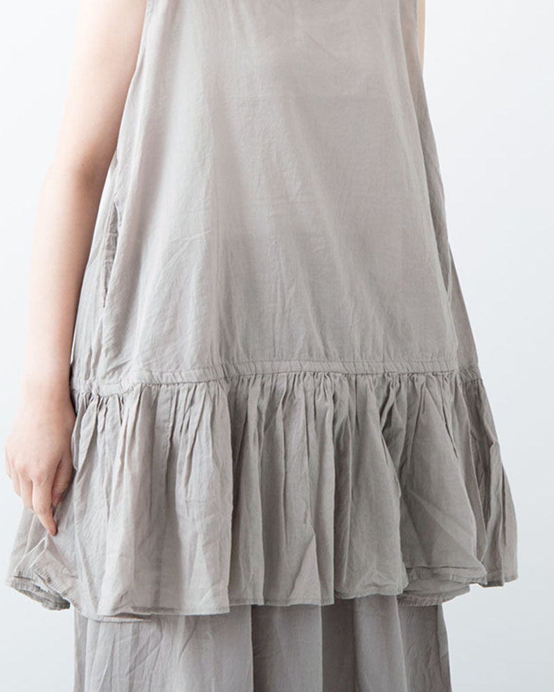 Frill Inner Tunic in Gryge