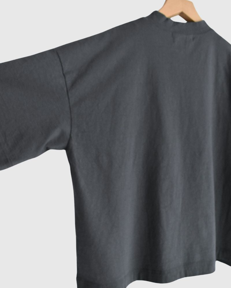 Raffi Jersey Print T-Shirt〈BON.〉 in Charcoal