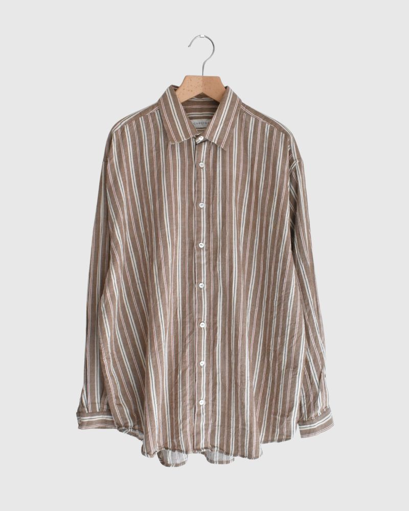 Bengal Stripe Shirt in Brown