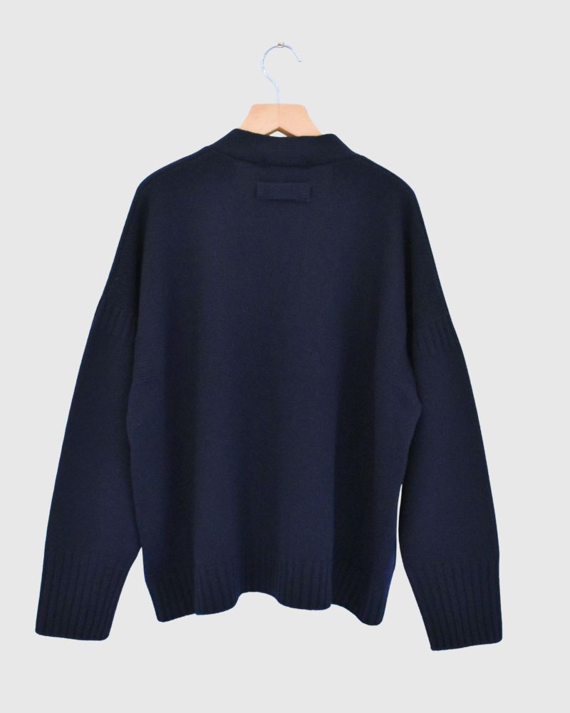 JANE V-neck Cardigan in Navy