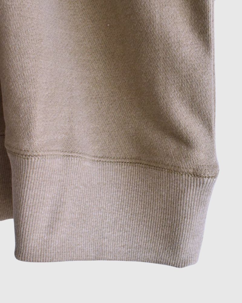 Vintage fleece pullover in Beige