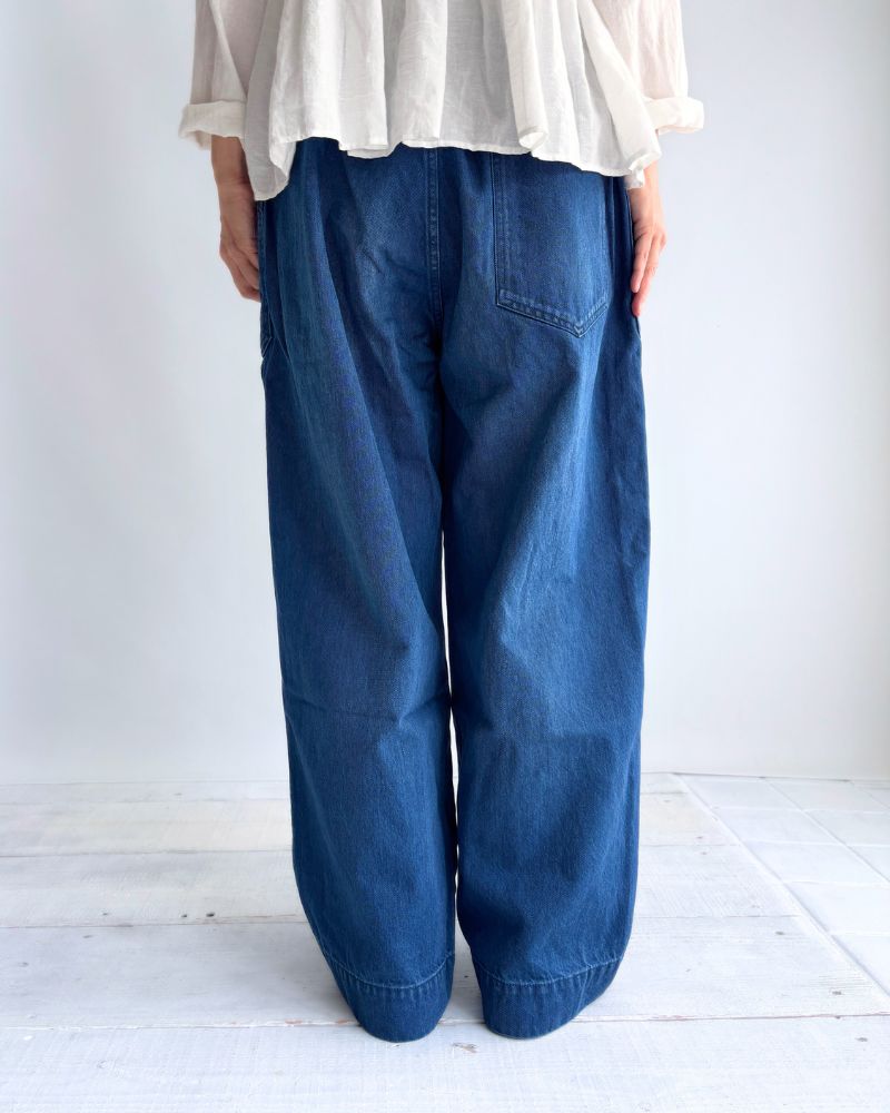 Denim Utility Pants in BlueIndigo