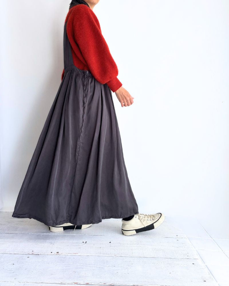 CURIOUS CAMISOLE ONE PIECE in Charcoal