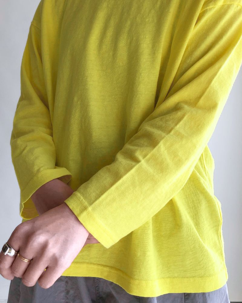 Jersey Pullover in Yellow