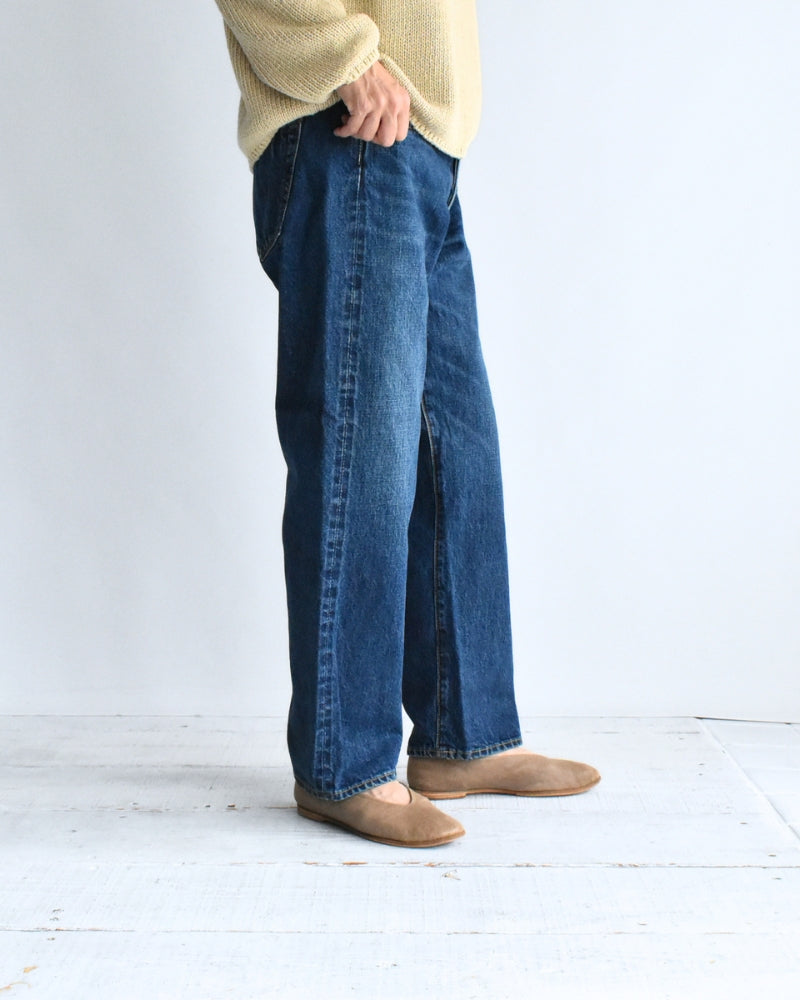 Selvedge Denim 5-Pocket Pants in Blue