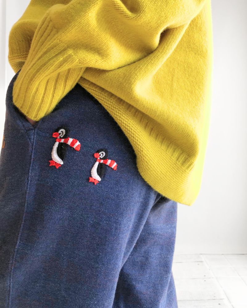 Inlay Striped PENNIE Pants in Navy