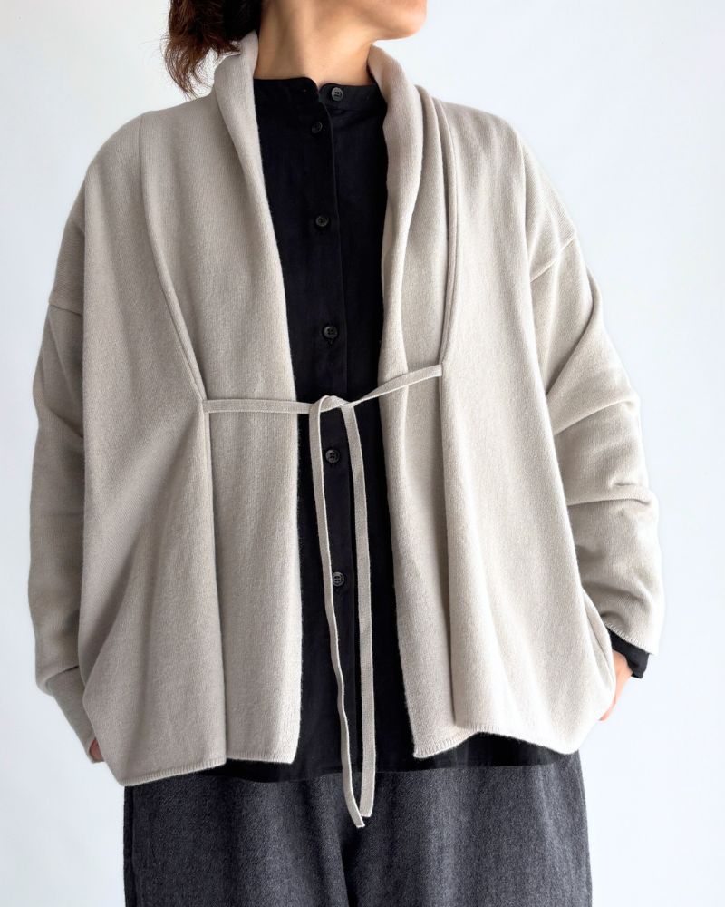 Shawl Cardigan in Milk