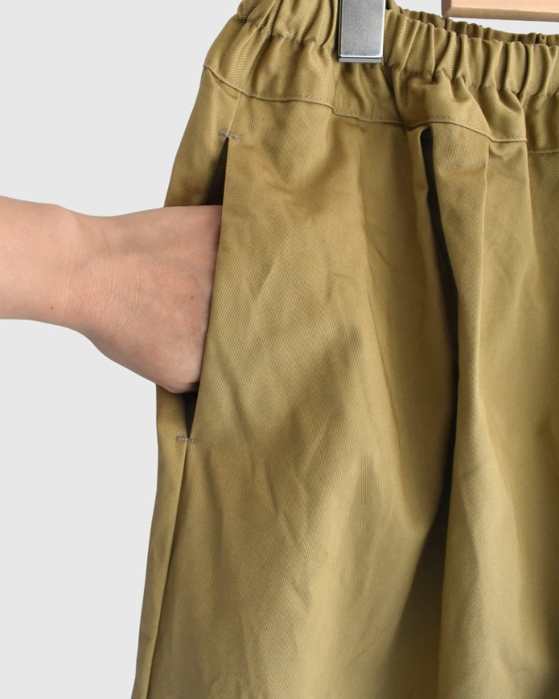 Chino Cloth POKKA Pants in Beige