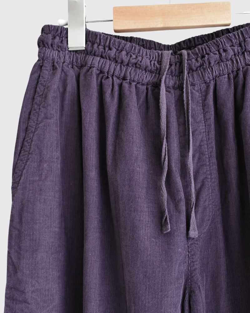 26 WALES CORDUROY OVERDYE EASY PANTS in Purple