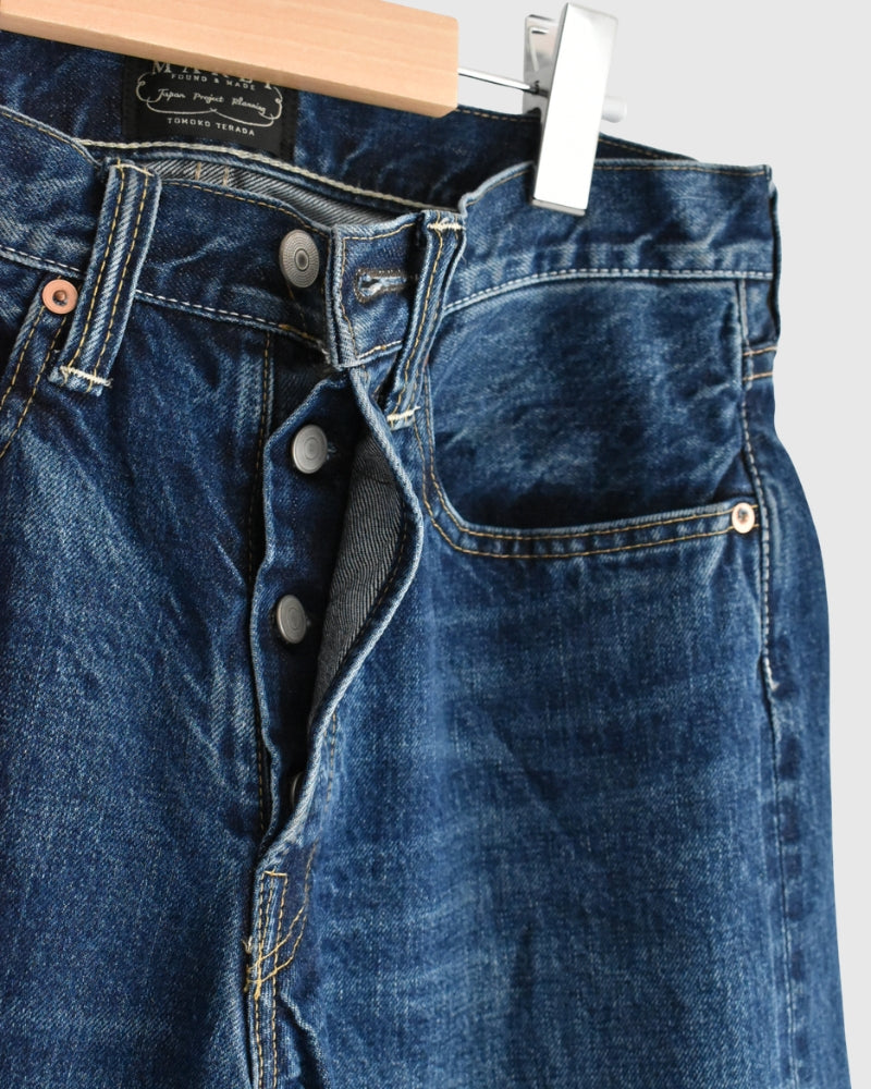 Selvedge Denim 5-Pocket Pants in Blue