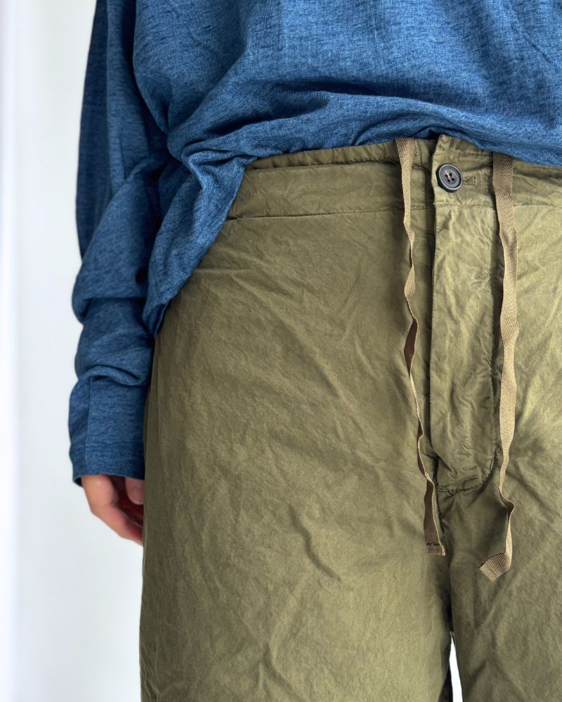 Garment Dyed Pants in Khaki