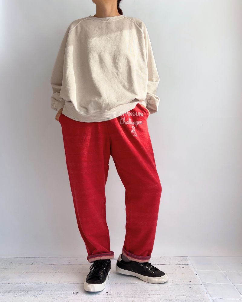 Inlay Striped PENNIE Pants in Red