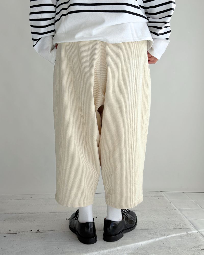 Egg Pants (Corduroy) in Ivory