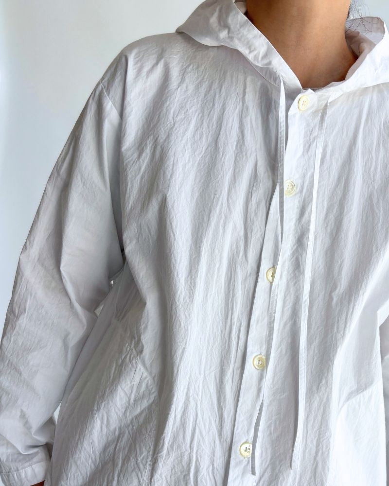 Hoodie shirt in White