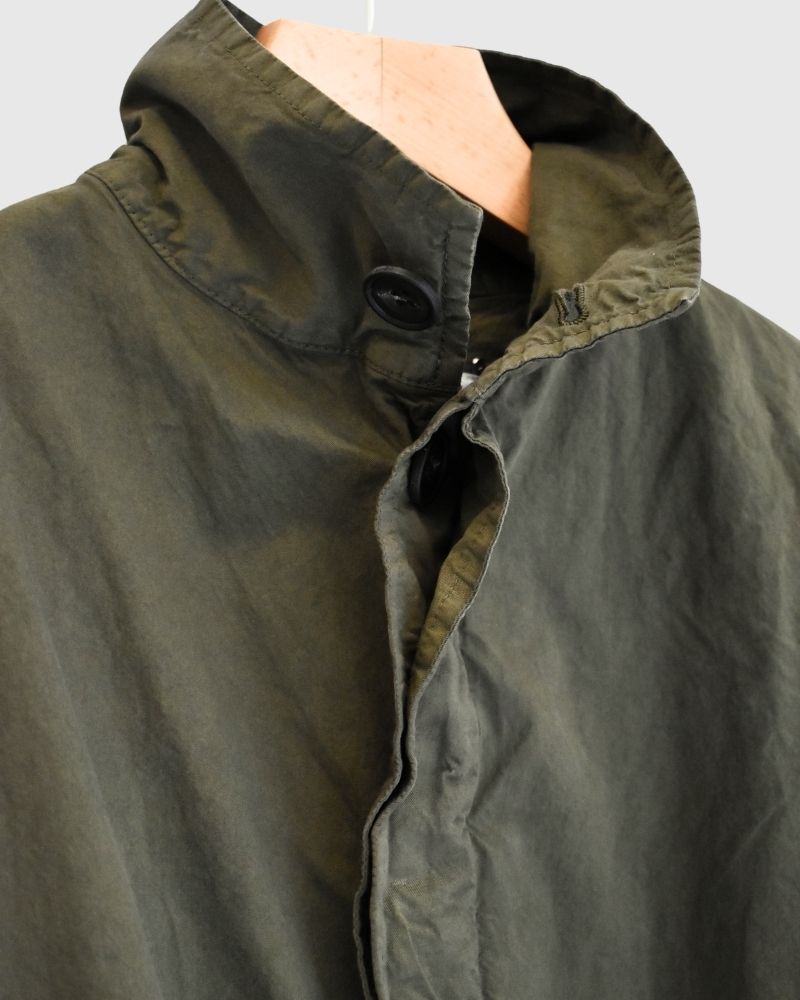 Garment Dye Short Coat in Khaki