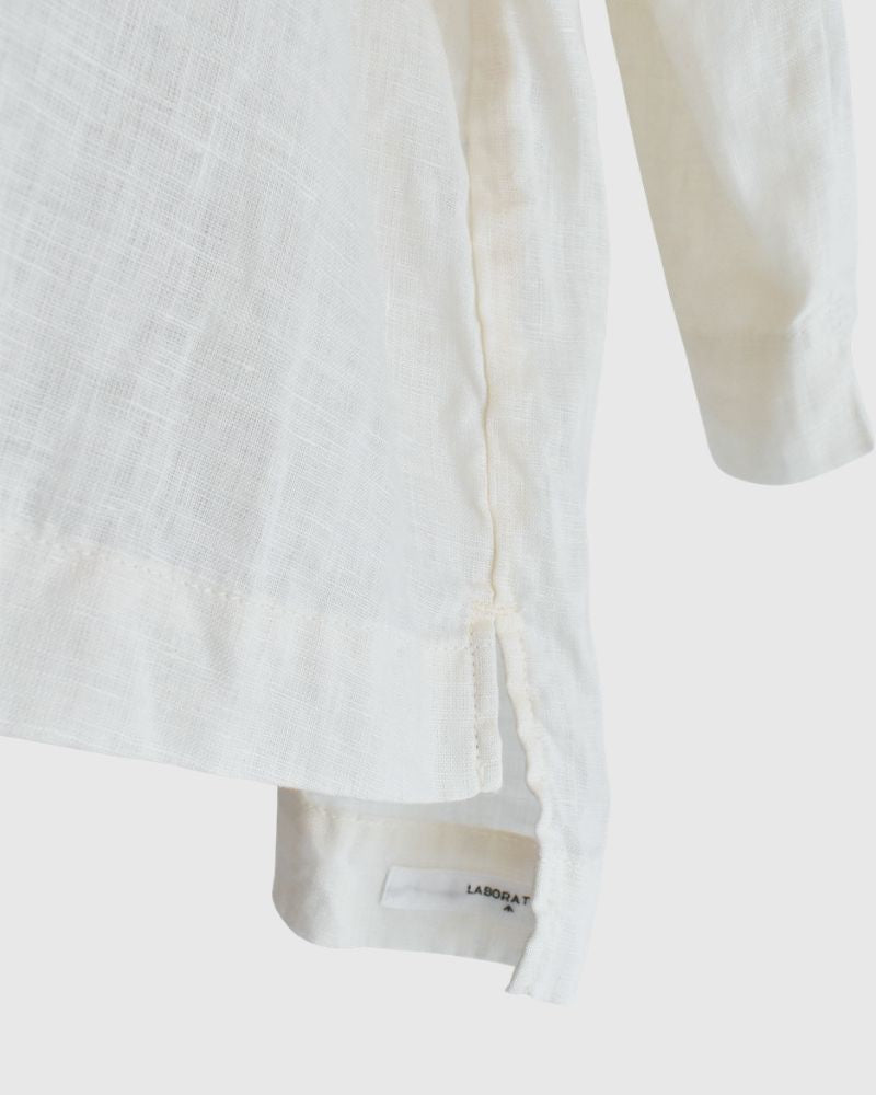 Tiny Frill Blouse in Milk