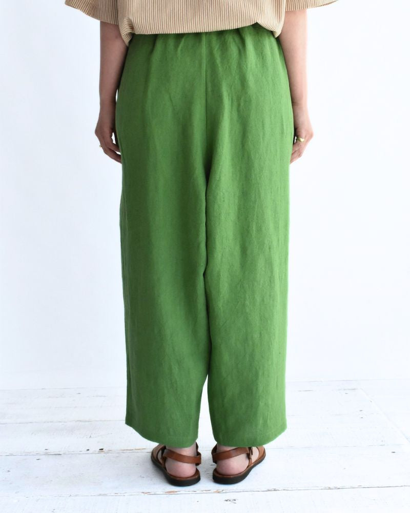 Egg Pants (LINEN/RAMIE) in Green