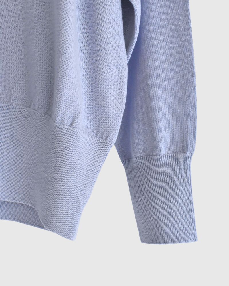 Merino Daddy Cardigan in Lavender