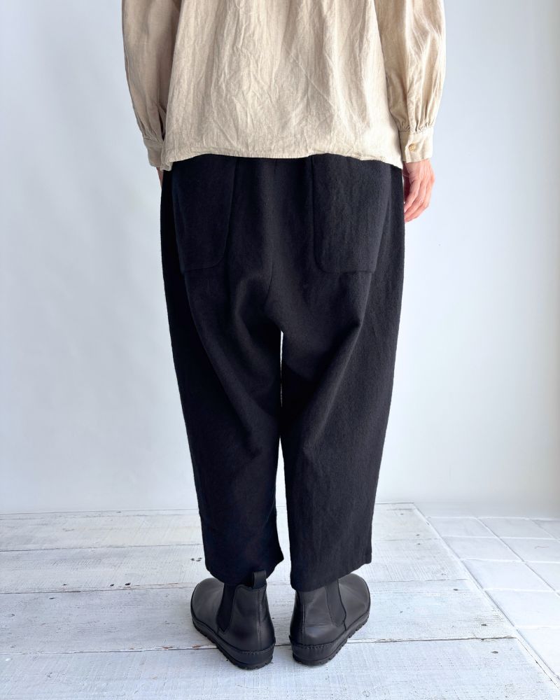 Wool Pants in Black