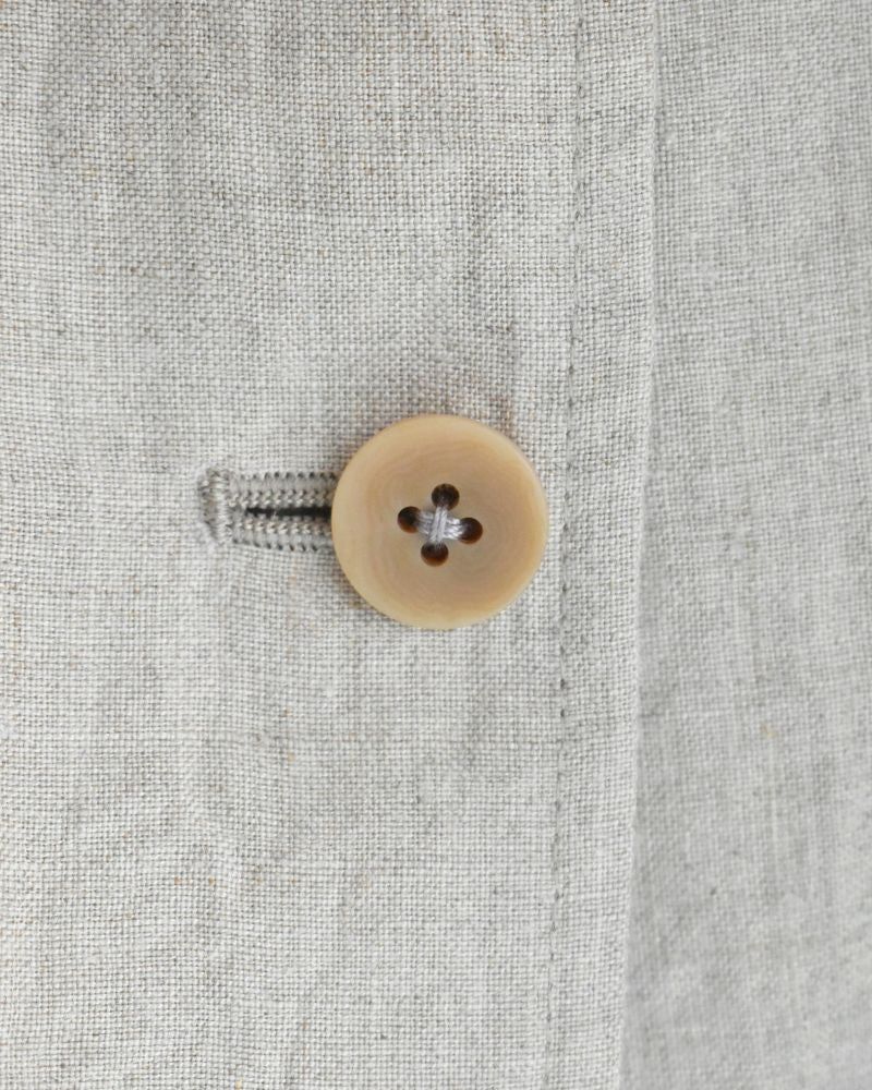 Loose jacket (LINEN) in Flax