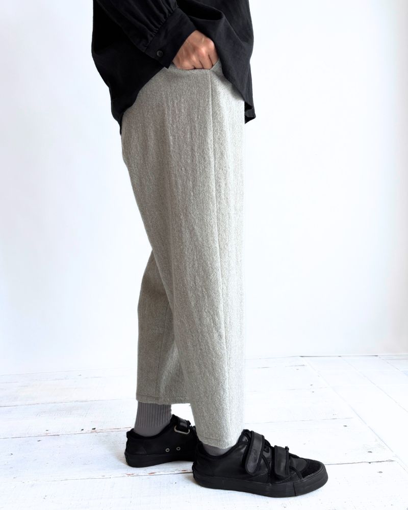 Cocoon Pants (Wool) in LightGray