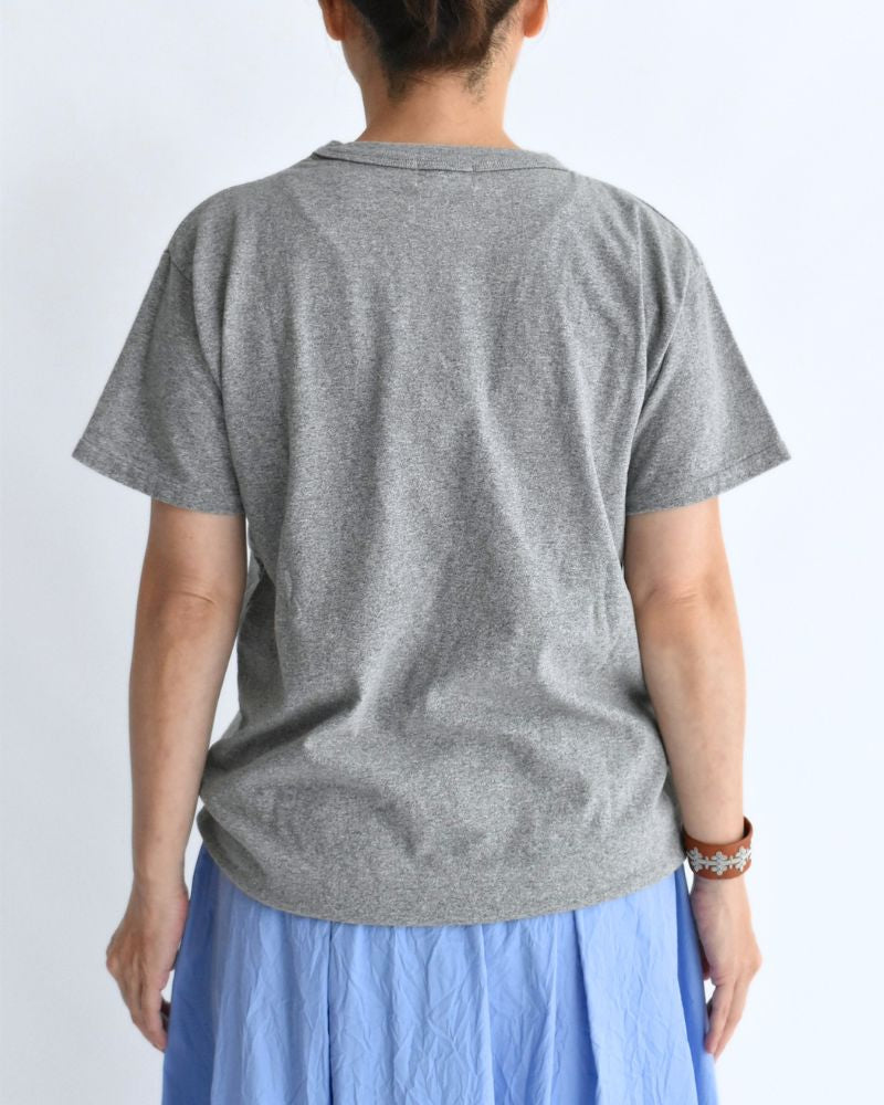 Vintage Cotton Jersey ALL GOOD T-Shirt in Gray