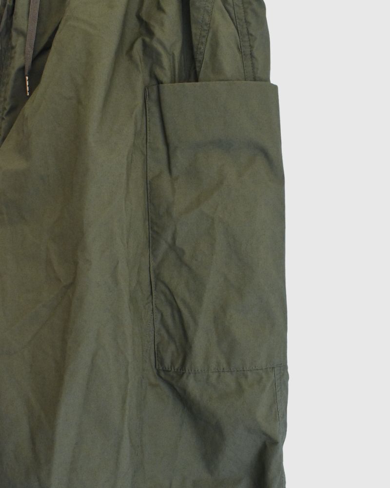 Typewriter Cotton Pants in Khaki