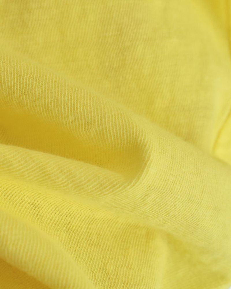 Jersey Loose Pullover in Yellow