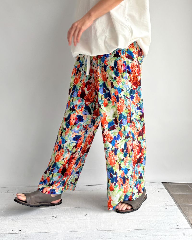 IPEKER Print Pants in Flower A