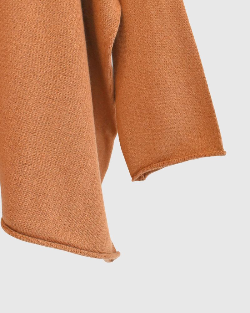 5-Color T-Line Pullover in Camel