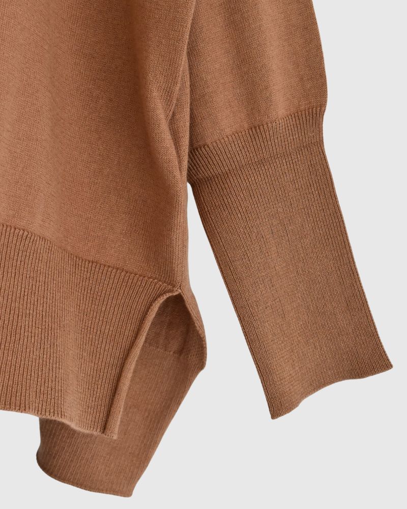 5COLOR 2WAY Cardigan in Camel