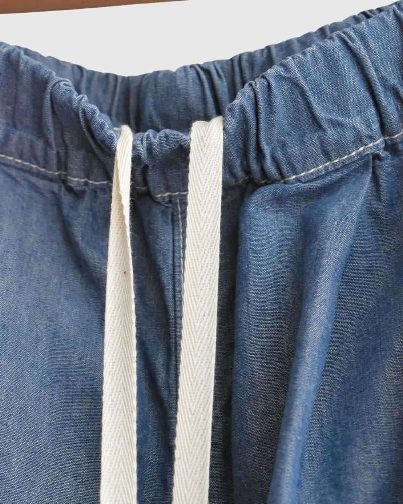 6.3oz Denim Dungaree Full Pants in Blue
