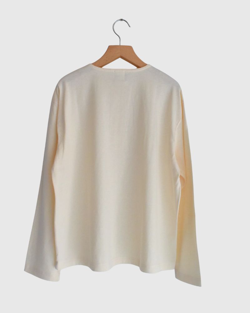 10-Button Tee in Ivory
