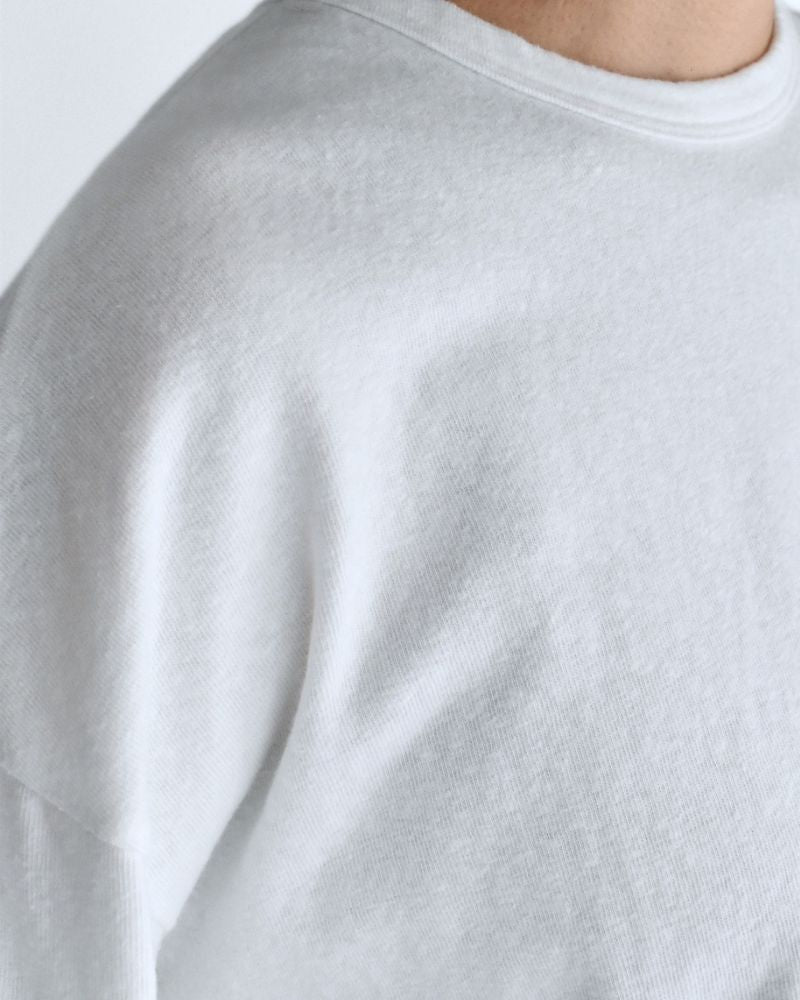 Jersey Pullover in White