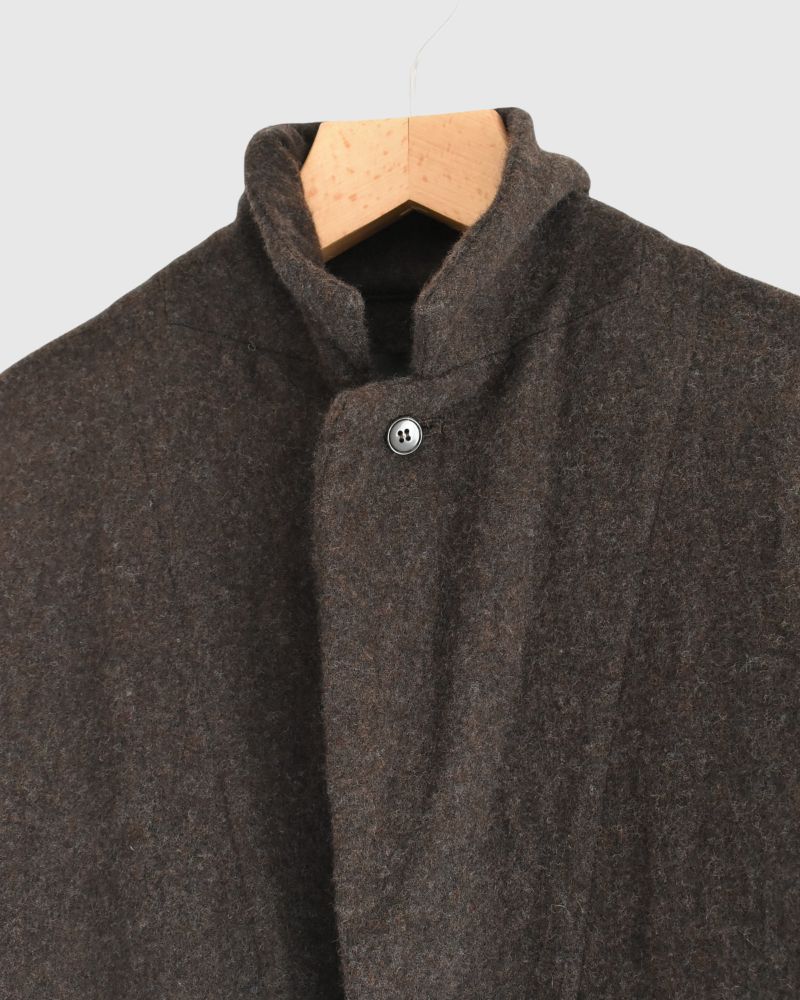 Wool tailored jacket in Brown