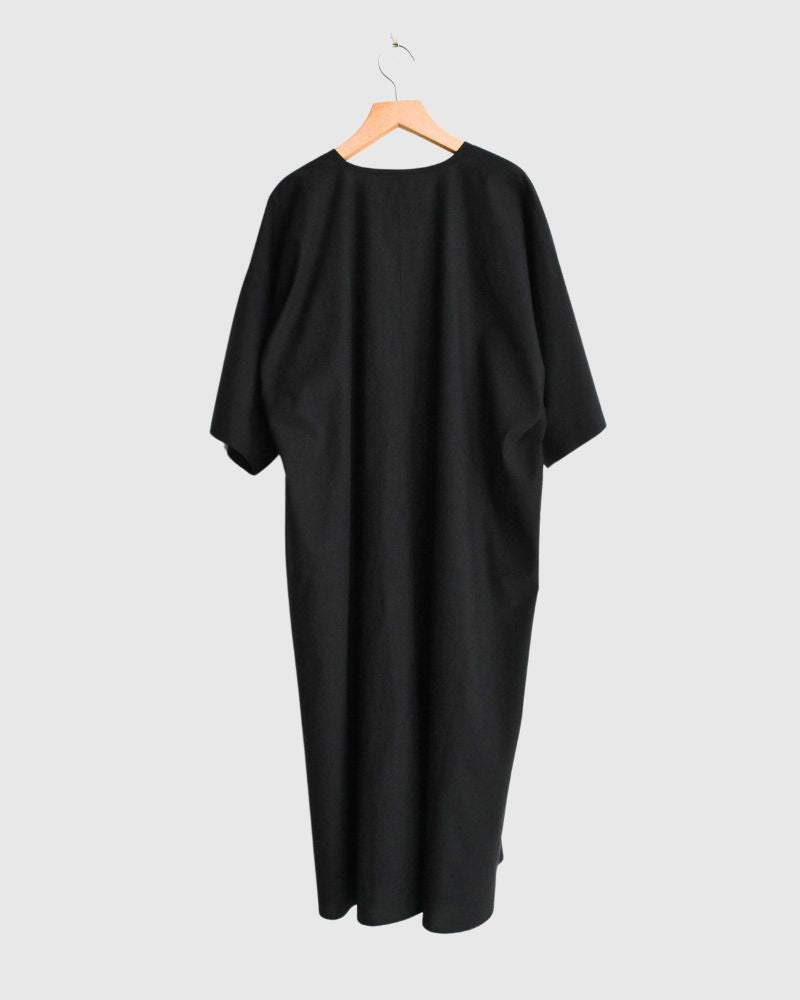 Lyocell Cotton Dress in Black