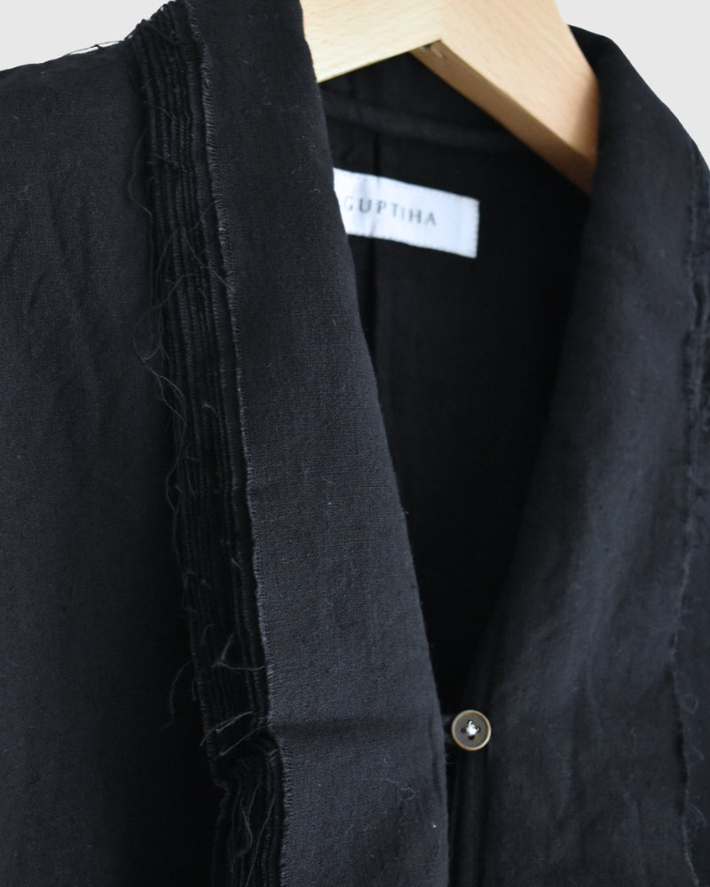 Sobokasu Khadi Jacket in DarkNavy