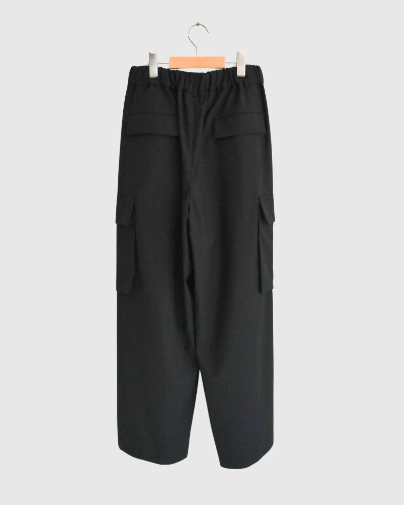 CLOVER-TRO Cargo Pants in Black
