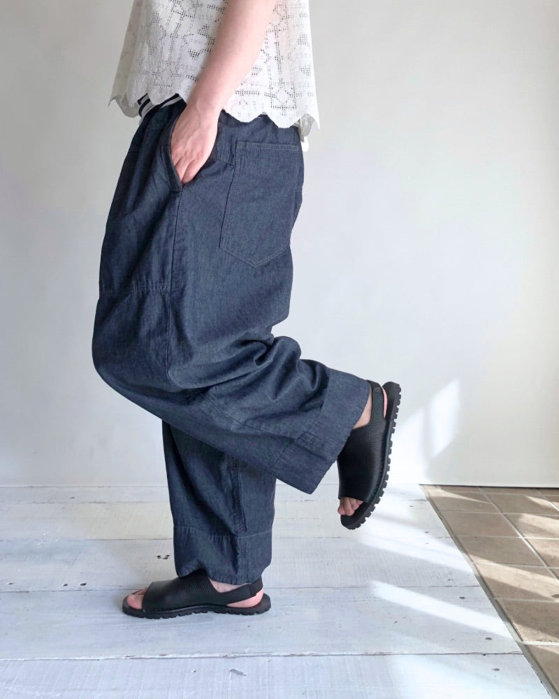 6.3oz Denim Dungaree Full Pants in Indigo