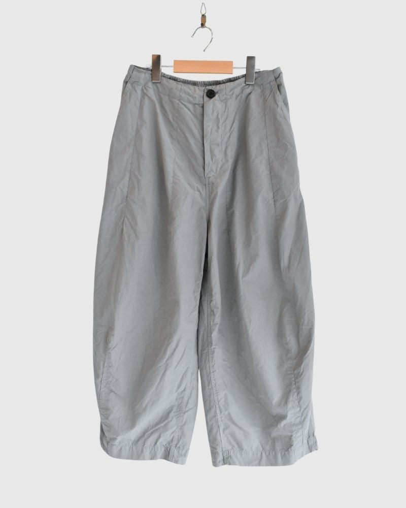 Cotton Silk Pants in Gray