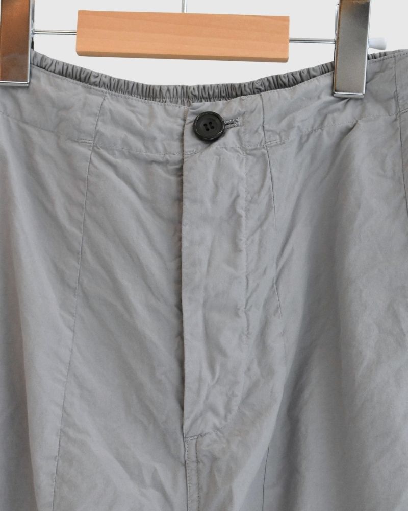 Cotton Silk Pants in Gray