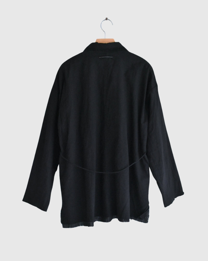 Sobokasu Khadi Jacket in DarkNavy