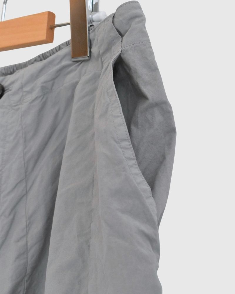 Cotton Silk Pants in Gray