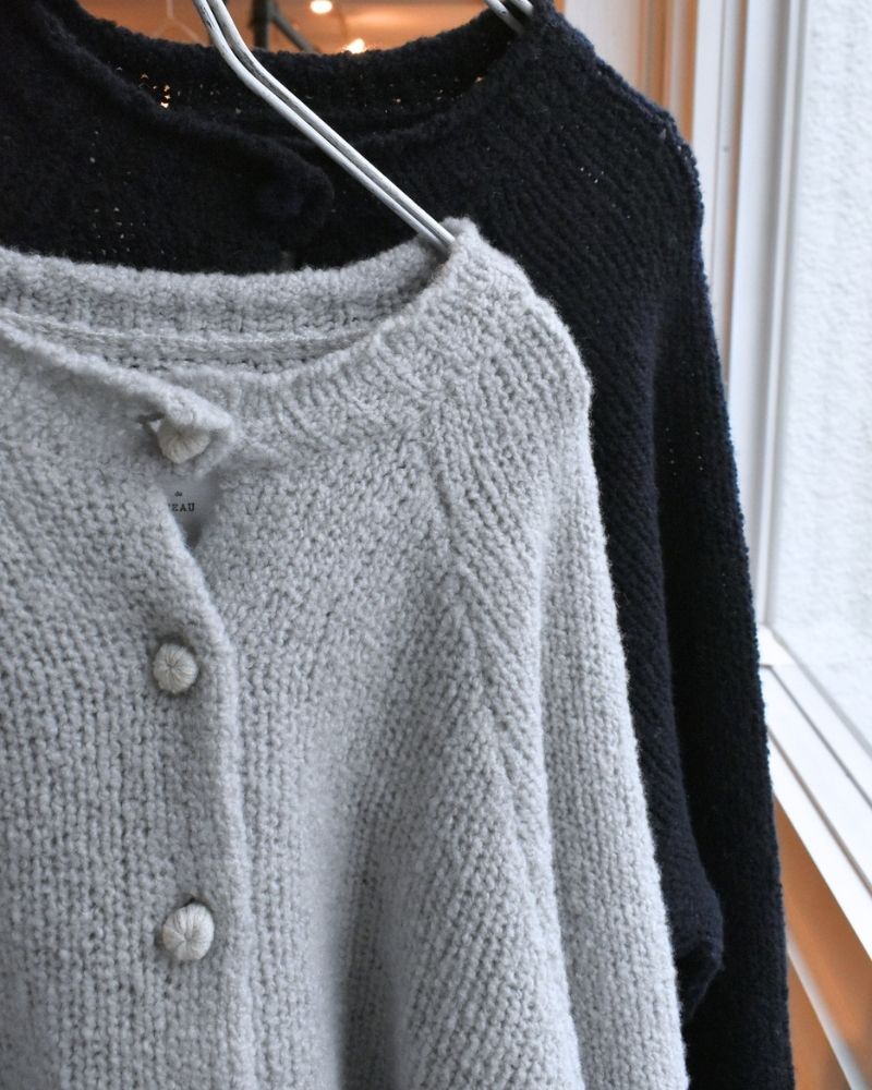 [Pre-order] F/W RS027 Raglan Knit Cardigan (Early Oct - Mid Oct)