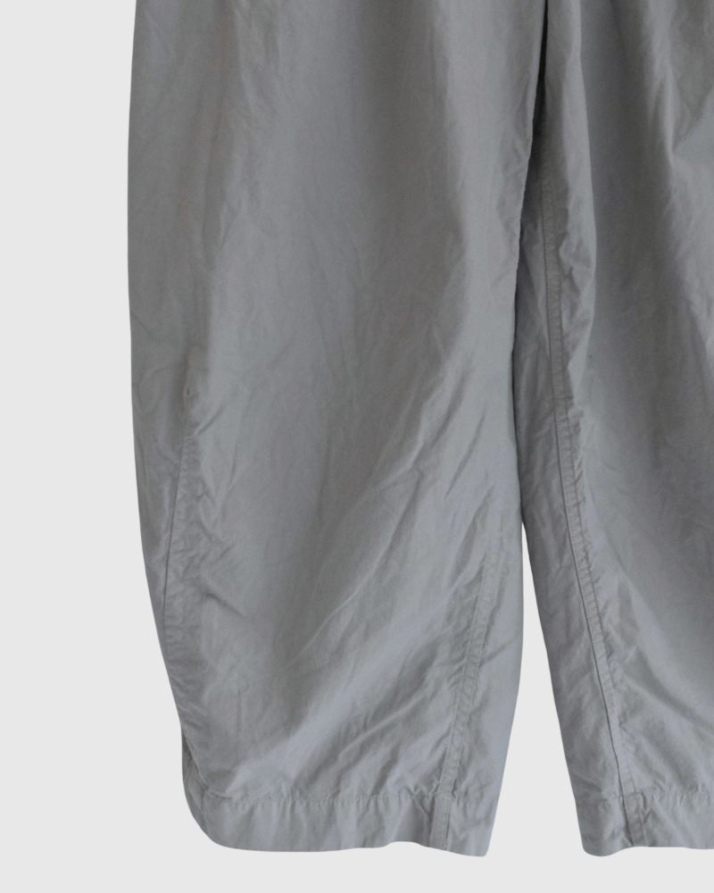 Cotton Silk Pants in Gray