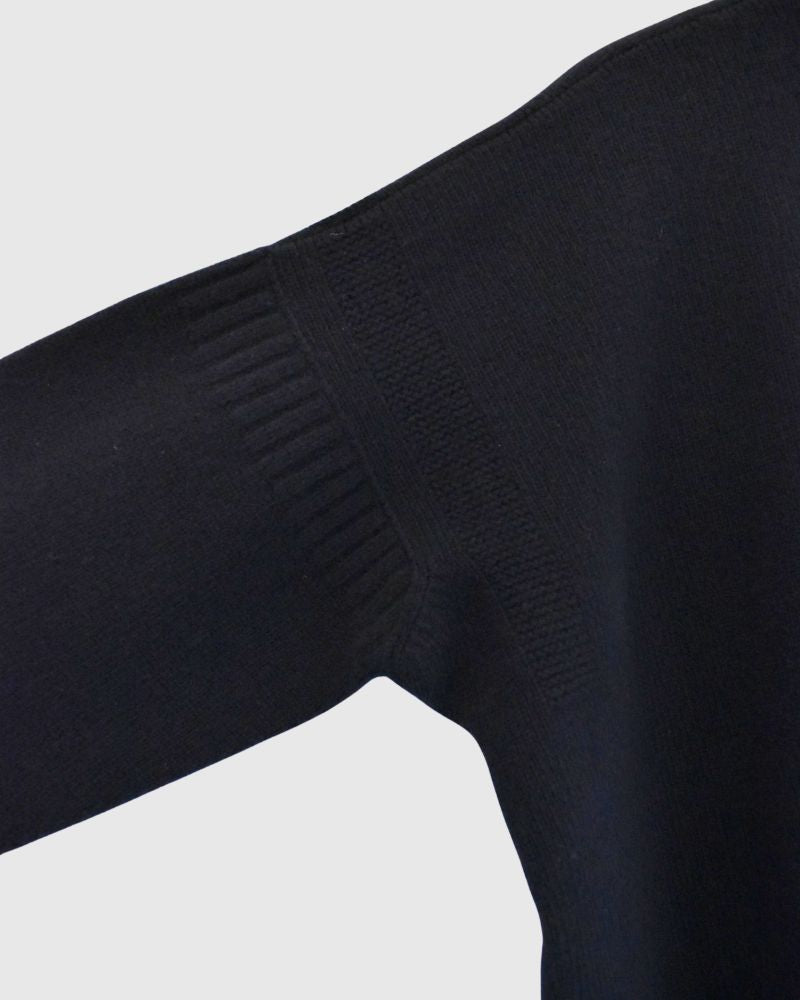JANE V-neck Cardigan in Black