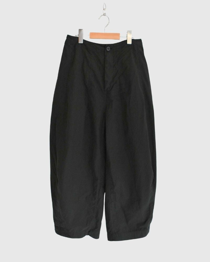 Cotton Silk Pants in Black