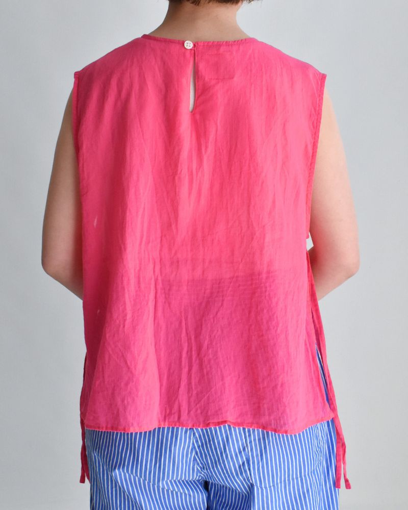 Boil Sleeveless Stack Blouse in Pink