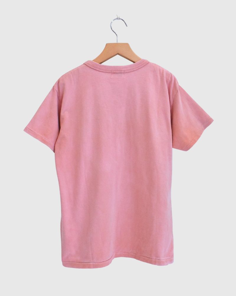 Vintage Cotton Jersey ALL GOOD T-Shirt in Pink